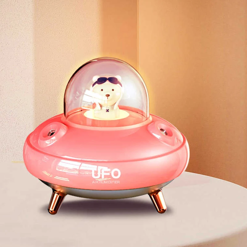 Wireless Air Humidifier UFO Shape Design Mini Car Diffuser Aromatherapy Essential Oil Aroma Diffuser with Night Lights
Wireless Air Humidifier UFO Shape Design Mini Car Diffuser Aromatherapy Essential Oil Aroma Diffuser with Night Lights