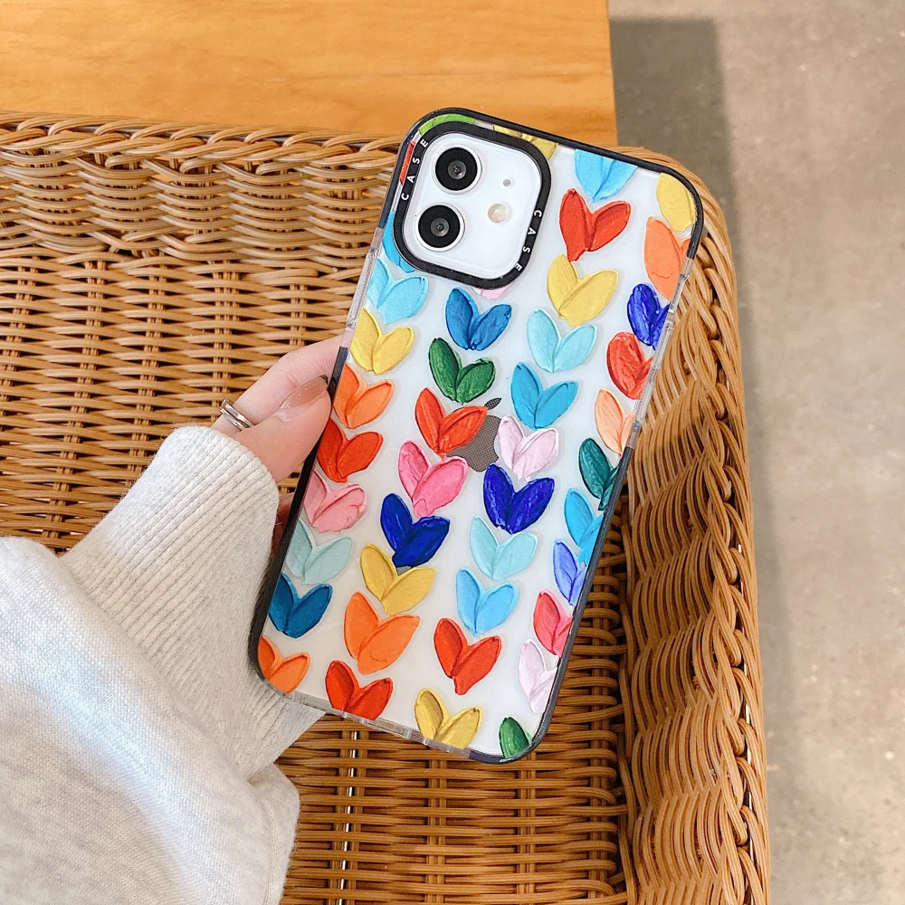 Watercolor Graffiti Love Heart Soft Cases For iphone 12 mini 11 13 Pro Max 7 8 plus X XR XS Max SE 20 Phone Case Cute Cover Capa
Watercolor Graffiti Love Heart Soft Cases For iphone 12 mini 11 13 Pro Max 7 8 plus X XR XS Max SE 20 Phone Case Cute Cover Capa