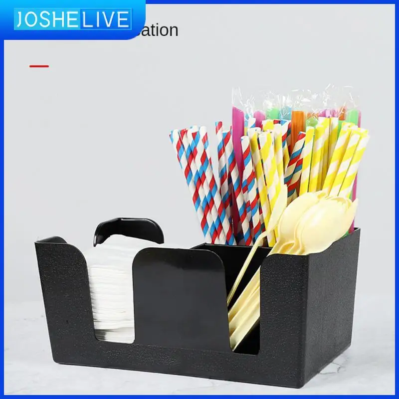 

Coffee Shop Straw Box Storage Box High Quality Bar Pc Napkin Holder Milk Tea Shop Utensils Milk Tea Shop Tissue Box Paper Box