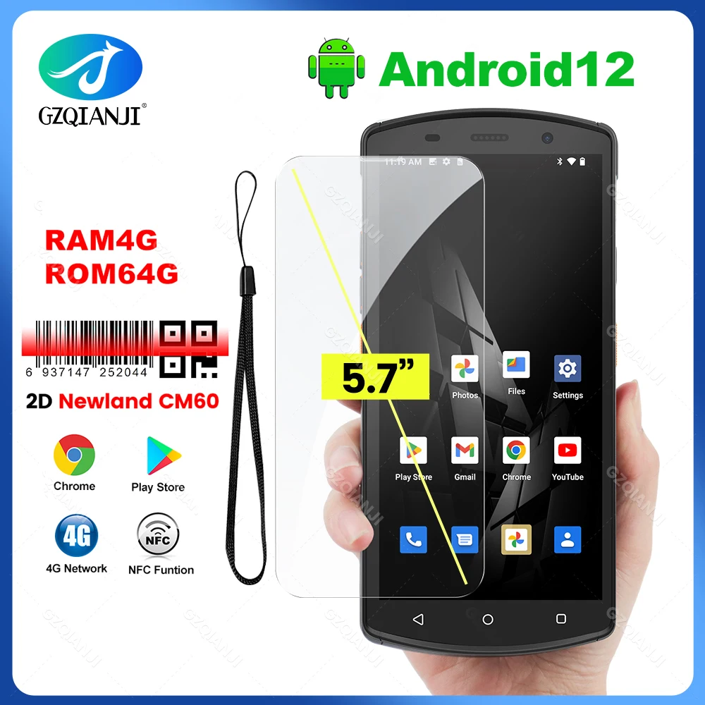 Android 12 PDA Data Collector 4GB+64GB Newland 2D QR Barcode Scanner Touch Screen Rugged Handheld Terminal POS PDA NFC WIFI 4G
Android 12 PDA Data Collector 4GB+64GB Newland 2D QR Barcode Scanner Touch Screen Rugged Handheld Terminal POS PDA NFC WIFI 4G