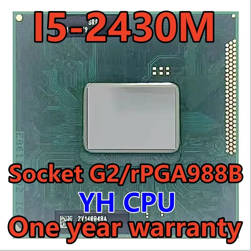 i5-2430M i5 2430M SR04W 2.4 GHz Dual-Core Quad-Thread CPU Processor 3M 35W Socket G2 / rPGA988B
i5-2430M i5 2430M SR04W 2.4 GHz Dual-Core Quad-Thread CPU Processor 3M 35W Socket G2 / rPGA988B