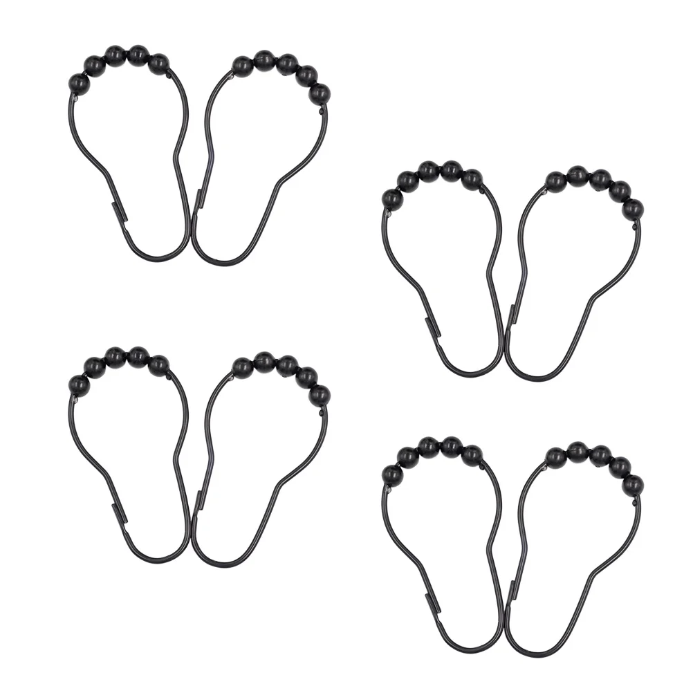 Curtain Shower Rings Hooks Black Rust Resistant Ring Metal Hanging No Hook Hanger
Curtain Shower Rings Hooks Black Rust Resistant Ring Metal Hanging No Hook Hanger