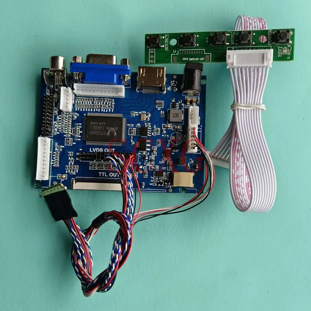 For B156HW01 V1 LCD Matrix Controller Board Kit DIY VGA+2AV+HDMI-Compatible 1920*1080 15.6" Laptops 40 Pin LVDS
For B156HW01 V1 LCD Matrix Controller Board Kit DIY VGA+2AV+HDMI-Compatible 1920*1080 15.6" Laptops 40 Pin LVDS