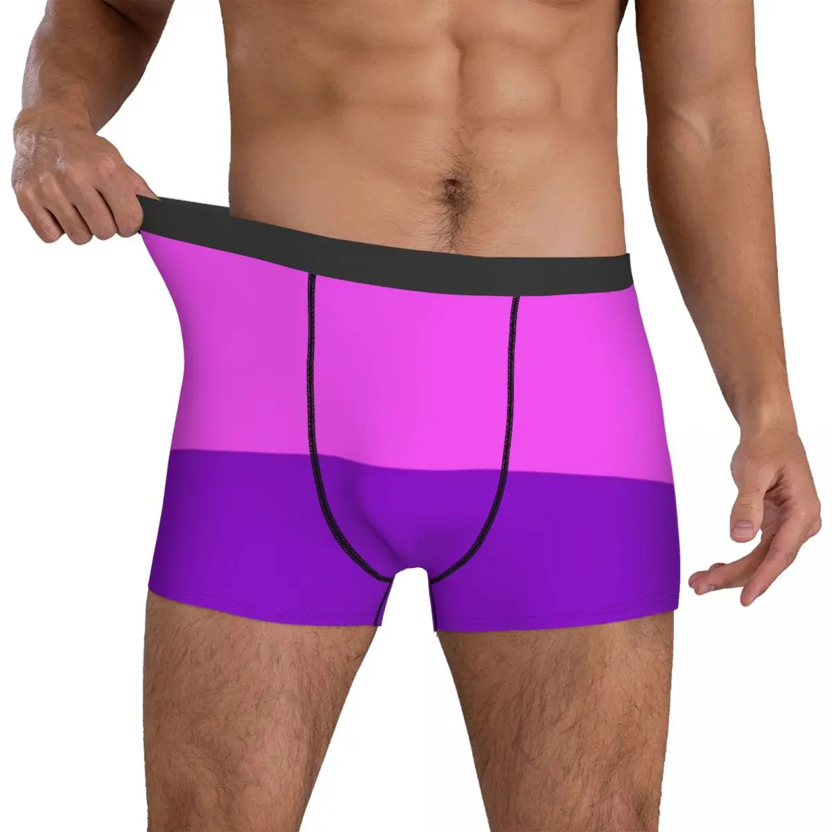 Two Tone Underwear Pink Dark Violet Man Underpants Sublimation Funny Trunk High Quality Shorts Briefs Plus Size
Two Tone Underwear Pink Dark Violet Man Underpants Sublimation Funny Trunk High Quality Shorts Briefs Plus Size