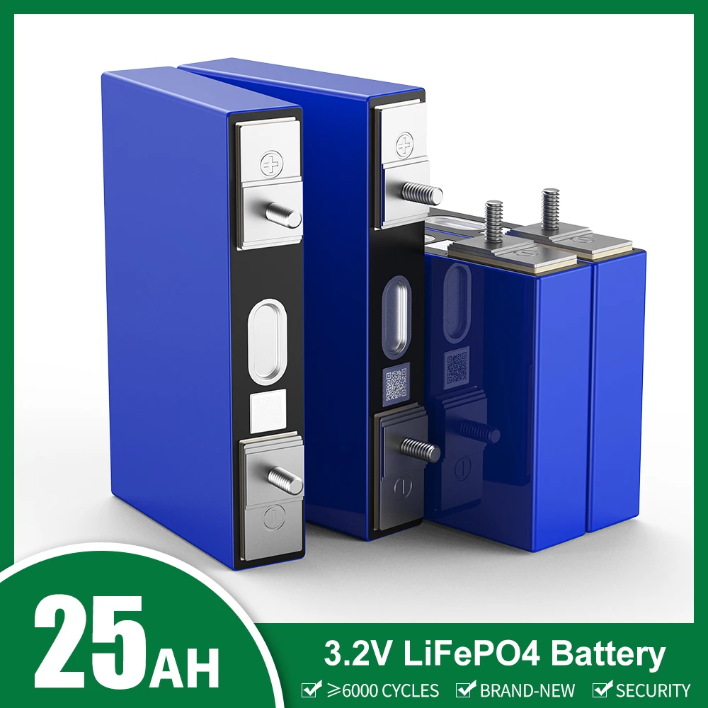 Ockered 4Pcs Grade A 3.2V 25Ah Lifepo4 Lithium Ion Battery DIY Battery Pack For Car Start Electric Vehicle High Rate 8C rate
Ockered 4Pcs Grade A 3.2V 25Ah Lifepo4 Lithium Ion Battery DIY Battery Pack For Car Start Electric Vehicle High Rate 8C rate