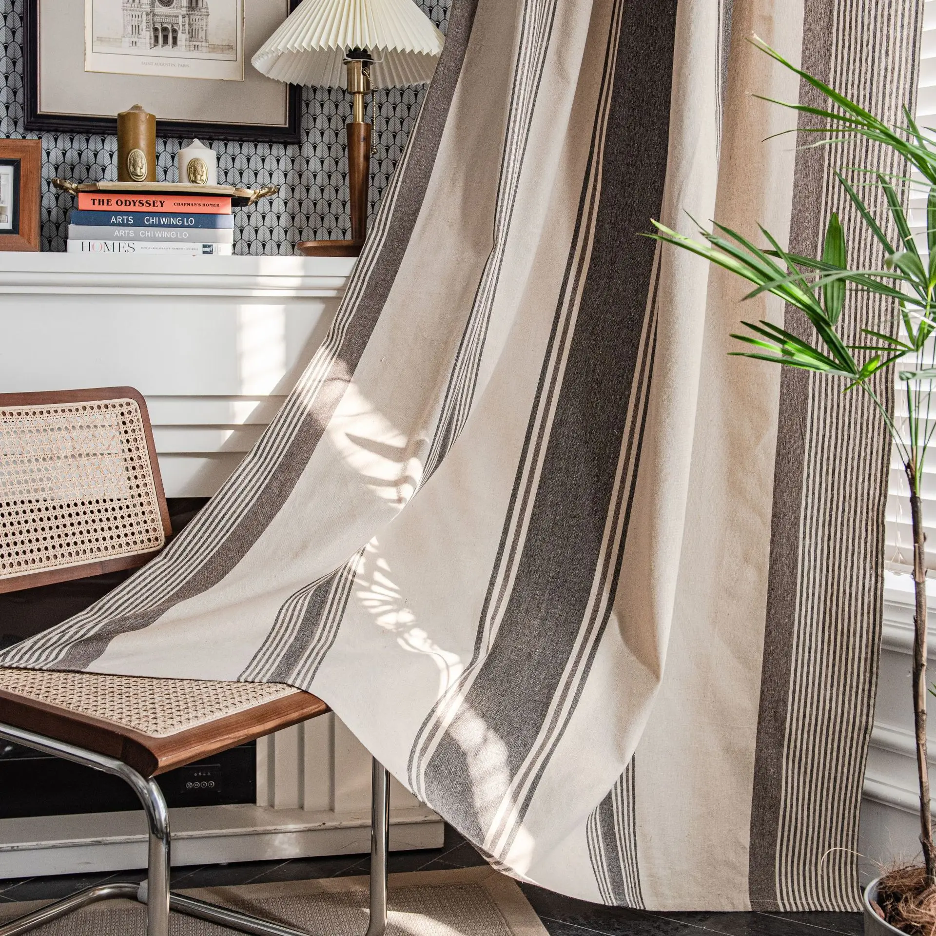 Linen Curtains Natural Blended for Long Living Room Burlap Stripe Textured Light Filtering Grommet Bedroom Cotton Curtain Drapes
Linen Curtains Natural Blended for Long Living Room Burlap Stripe Textured Light Filtering Grommet Bedroom Cotton Curtain Drapes