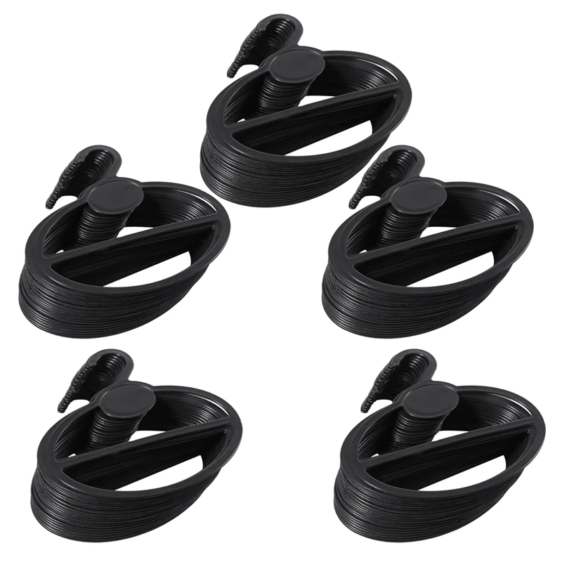 100X Scarf Shawl Tie Holder Organizer Oval Plastic Hangers Storage Hangers Black
100X Scarf Shawl Tie Holder Organizer Oval Plastic Hangers Storage Hangers Black