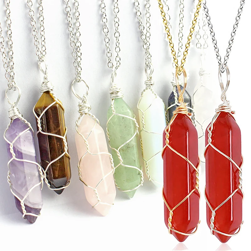 Bohemian Hexagon Opal Pendant Necklace Natural Crystal Stone Healing Necklace Metal Alloy Rattan Chains Men Women Jewelry Amulet
Bohemian Hexagon Opal Pendant Necklace Natural Crystal Stone Healing Necklace Metal Alloy Rattan Chains Men Women Jewelry Amulet