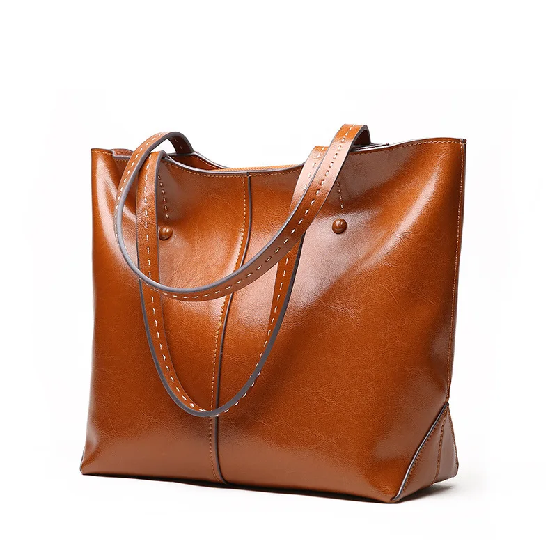 New in Women's Real Leather ToteFashion Cow Genuine Leather Luxury Handbags Versatile Ladies Bags Large-Capacity 40*14*30
New in Women's Real Leather ToteFashion Cow Genuine Leather Luxury Handbags Versatile Ladies Bags Large-Capacity 40*14*30