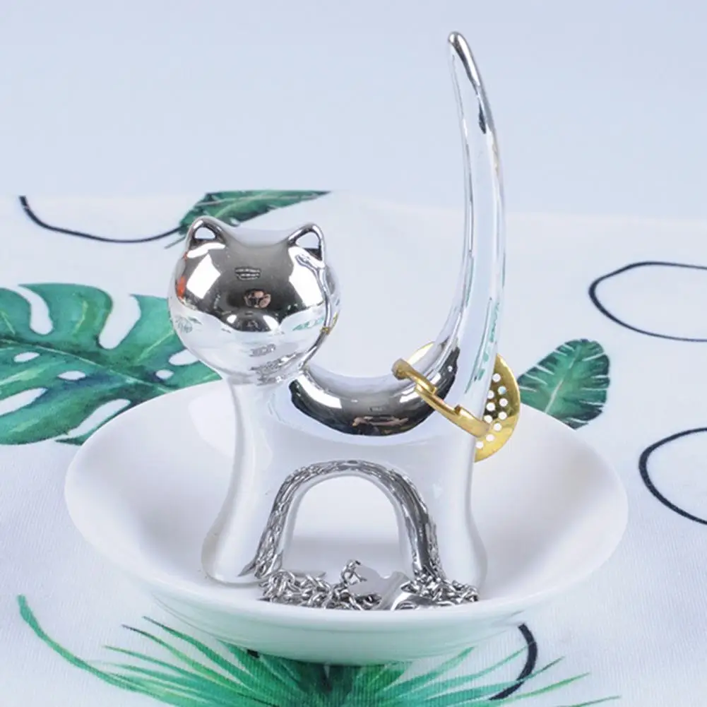 Display Tray Novelty Ceramic Cats Design Nordic Style Jewelry Dish for Household Trinket Dish Jewelry Dish 
Display Tray Novelty Ceramic Cats Design Nordic Style Jewelry Dish for Household Trinket Dish Jewelry Dish