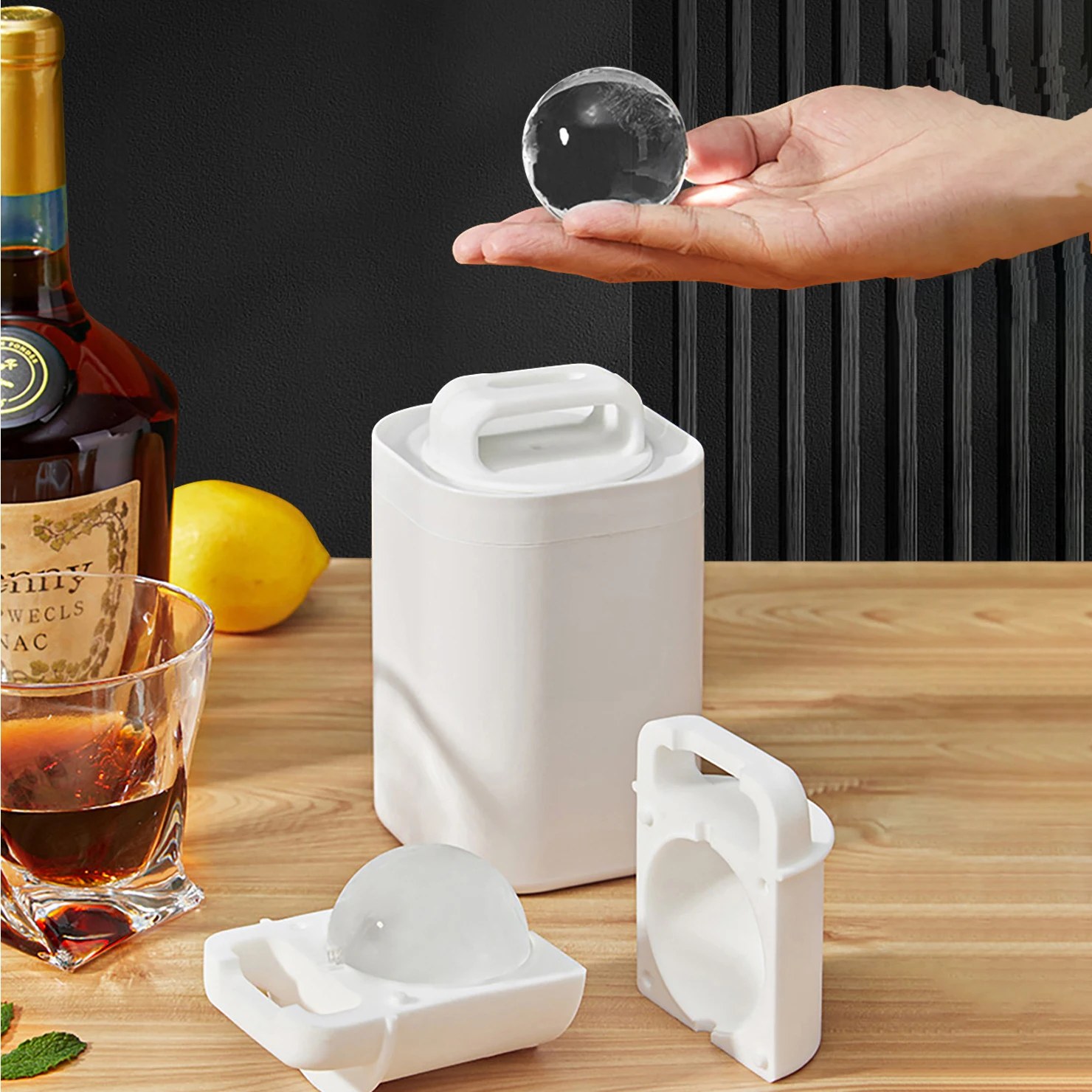 Crystal Clear Silicone Ice Ball Maker Whiskey 3D Round Sphere Cube Tray Mold Home Kitchen Cool Summer Gadgets Accessories
Crystal Clear Silicone Ice Ball Maker Whiskey 3D Round Sphere Cube Tray Mold Home Kitchen Cool Summer Gadgets Accessories