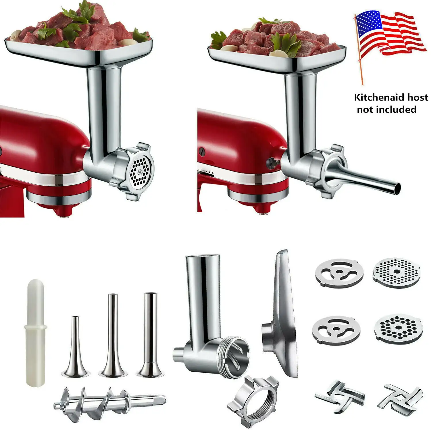 15pcs Food Meat Grinder Attachment For Kitchenaid Kitchen Aid Stand Mixer Set
15pcs Food Meat Grinder Attachment For Kitchenaid Kitchen Aid Stand Mixer Set