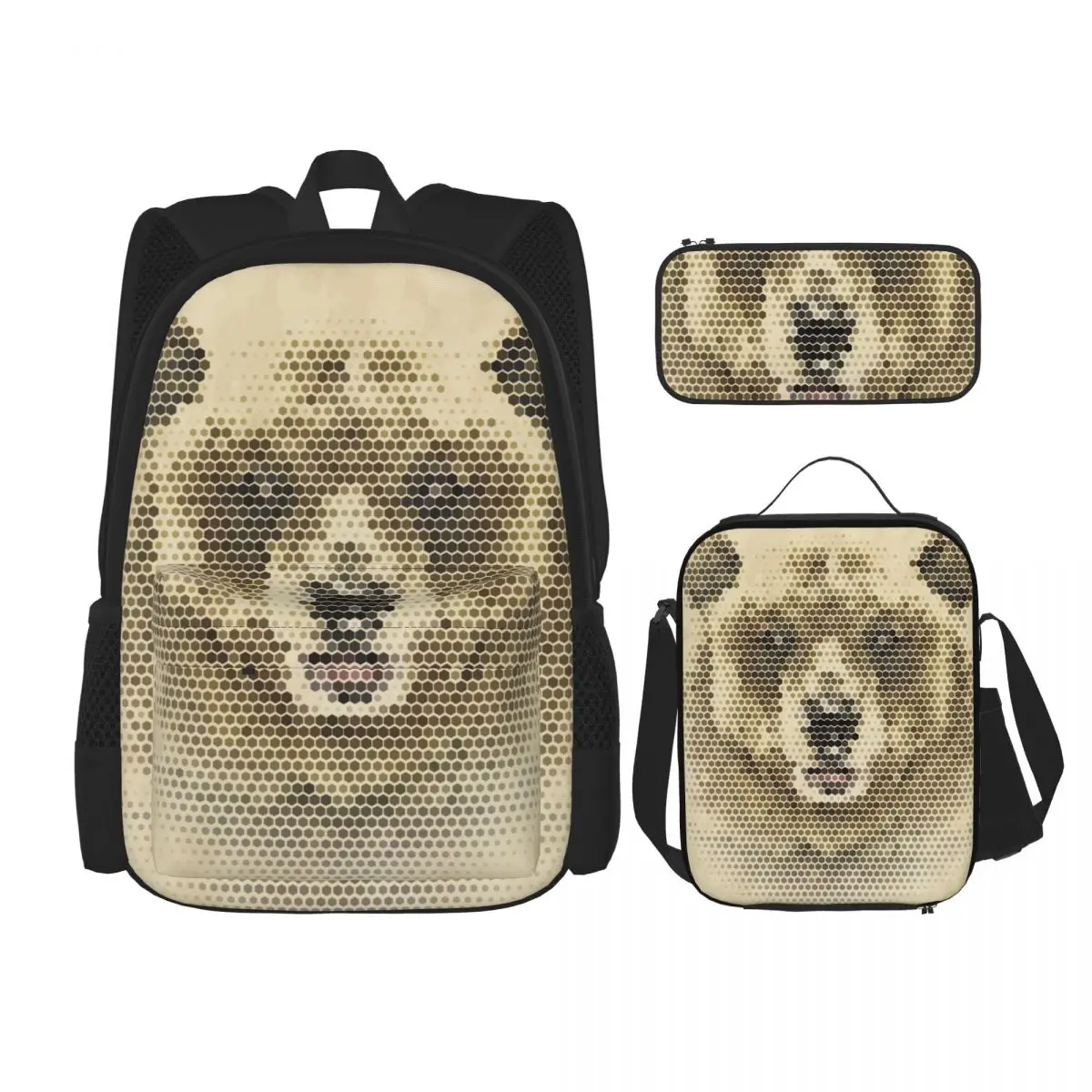 3 Pcs/Set School Backpack for Girls Children Schoolbags Kids School Pencil Case Lunchbox Vintage Geometric Bear
3 Pcs/Set School Backpack for Girls Children Schoolbags Kids School Pencil Case Lunchbox Vintage Geometric Bear