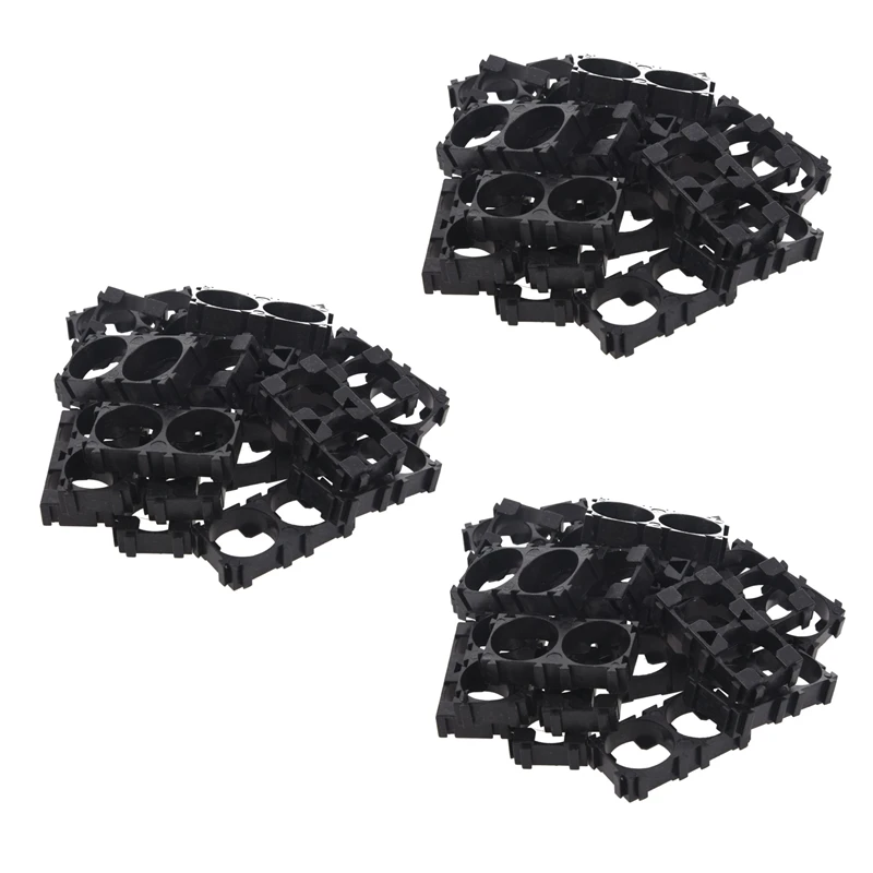 NEW-60X 18650 Lithium Battery Double Holder Bracket for DIY Cell Pack Black
NEW-60X 18650 Lithium Battery Double Holder Bracket for DIY Cell Pack Black