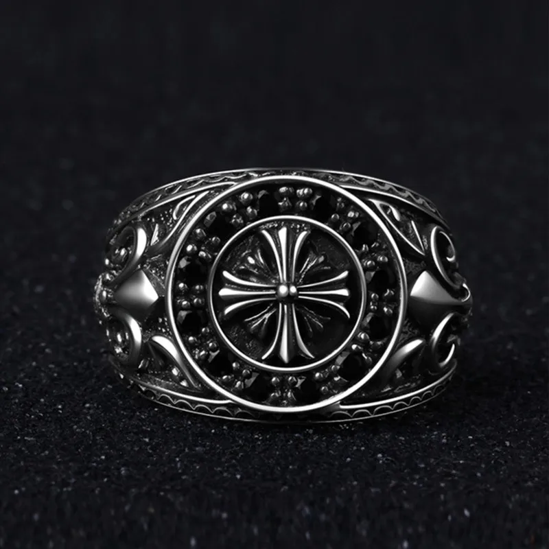 Kro Thai Silver Vintage Do Old Crusader Flower Tide Trigger Finger Dominant Index Finger Opening Live Ring Male
Kro Thai Silver Vintage Do Old Crusader Flower Tide Trigger Finger Dominant Index Finger Opening Live Ring Male
