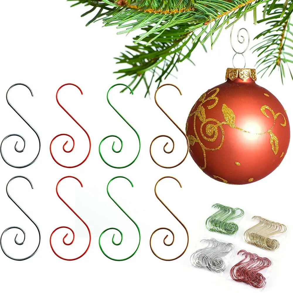20 шт., S-образные металлические крючки для украшения ёлки
20 шт., S-образные металлические крючки для украшения ёлки