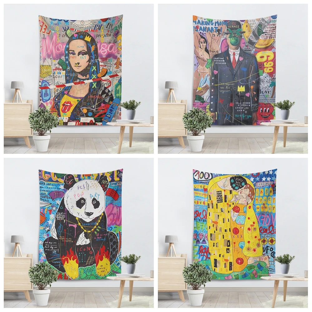 Cartoon Famous Decor Panda Printed Anime Tapestry Curtain Aesthetic Street Graffiti Art Wall Hanging Beach Towel Yoga Mat tapiz
Cartoon Famous Decor Panda Printed Anime Tapestry Curtain Aesthetic Street Graffiti Art Wall Hanging Beach Towel Yoga Mat tapiz