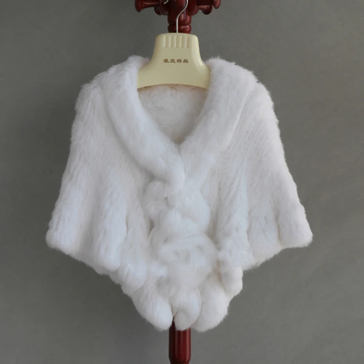 New Genuine real natural women's knitted rabbit fur shawl girl's fashion coat shawls
New Genuine real natural women's knitted rabbit fur shawl girl's fashion coat shawls