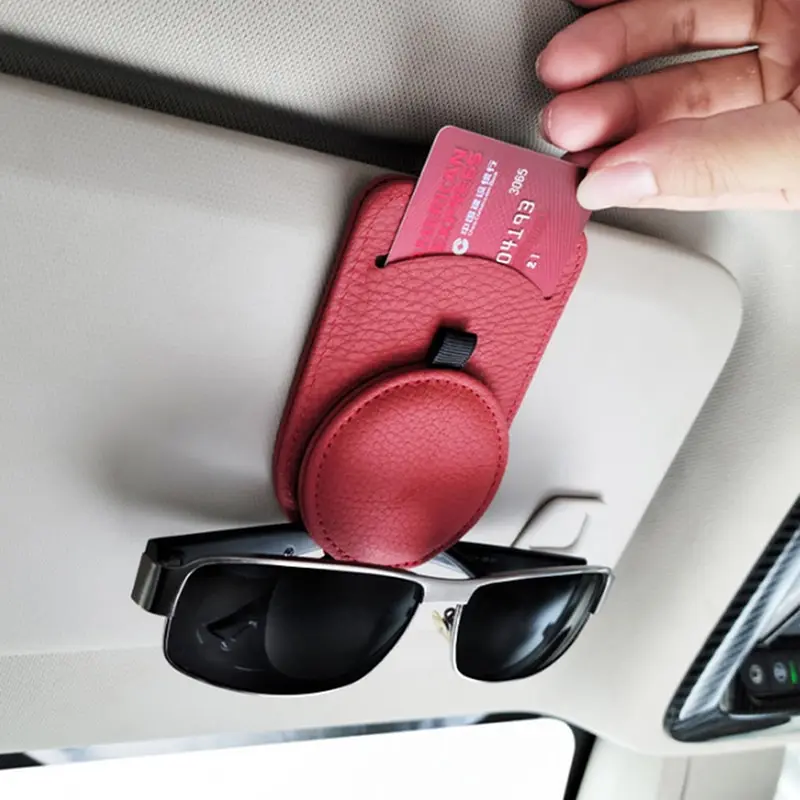 Car Sun Visor Glasses Case Holder Sunglasses Clip Portable Auto Interior Accessories Multifunctional Vehicle Storage Clip 
Car Sun Visor Glasses Case Holder Sunglasses Clip Portable Auto Interior Accessories Multifunctional Vehicle Storage Clip