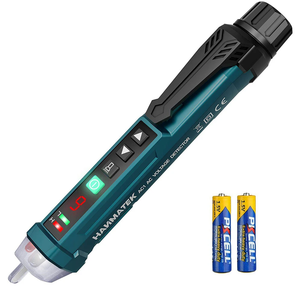 Voltage Tester Tester Tester 12-1000V Battery Business Detector Electric Industrial LED Non-Contact Inspection
Voltage Tester Tester Tester 12-1000V Battery Business Detector Electric Industrial LED Non-Contact Inspection
