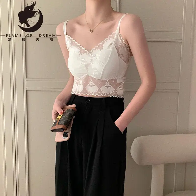 Flame Of Dream Strapless Suspender Vest Lace Back Wrap Chest Integrated Bra Fixed Cup Underwear Top 221174
Flame Of Dream Strapless Suspender Vest Lace Back Wrap Chest Integrated Bra Fixed Cup Underwear Top 221174