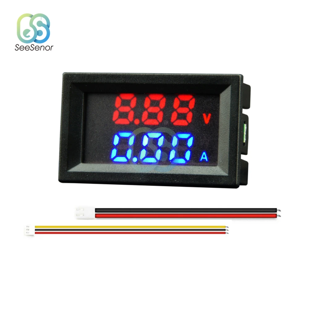 M430 DC 0-100V 10A 50A 100A Digital Voltmeter Ammeter Dual LED Display Voltage Detector Current Power Meter Panel Amp Volt Gauge
M430 DC 0-100V 10A 50A 100A Digital Voltmeter Ammeter Dual LED Display Voltage Detector Current Power Meter Panel Amp Volt Gauge