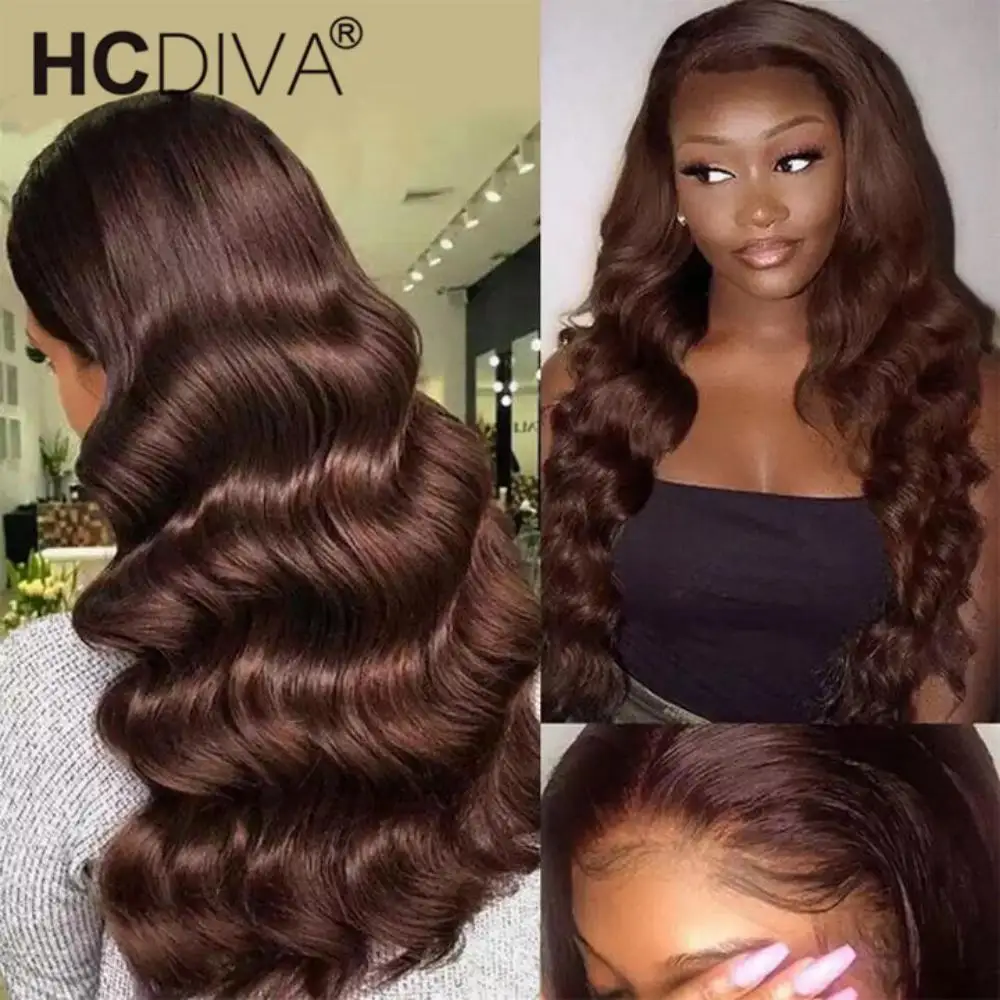 Chocolate Brown Lace Front Human Hair Wigs 13x4 Body Wave Lace Frontal Wig For Women Colored Human Hair Wig Brazilian Wigs Remy
Chocolate Brown Lace Front Human Hair Wigs 13x4 Body Wave Lace Frontal Wig For Women Colored Human Hair Wig Brazilian Wigs Remy