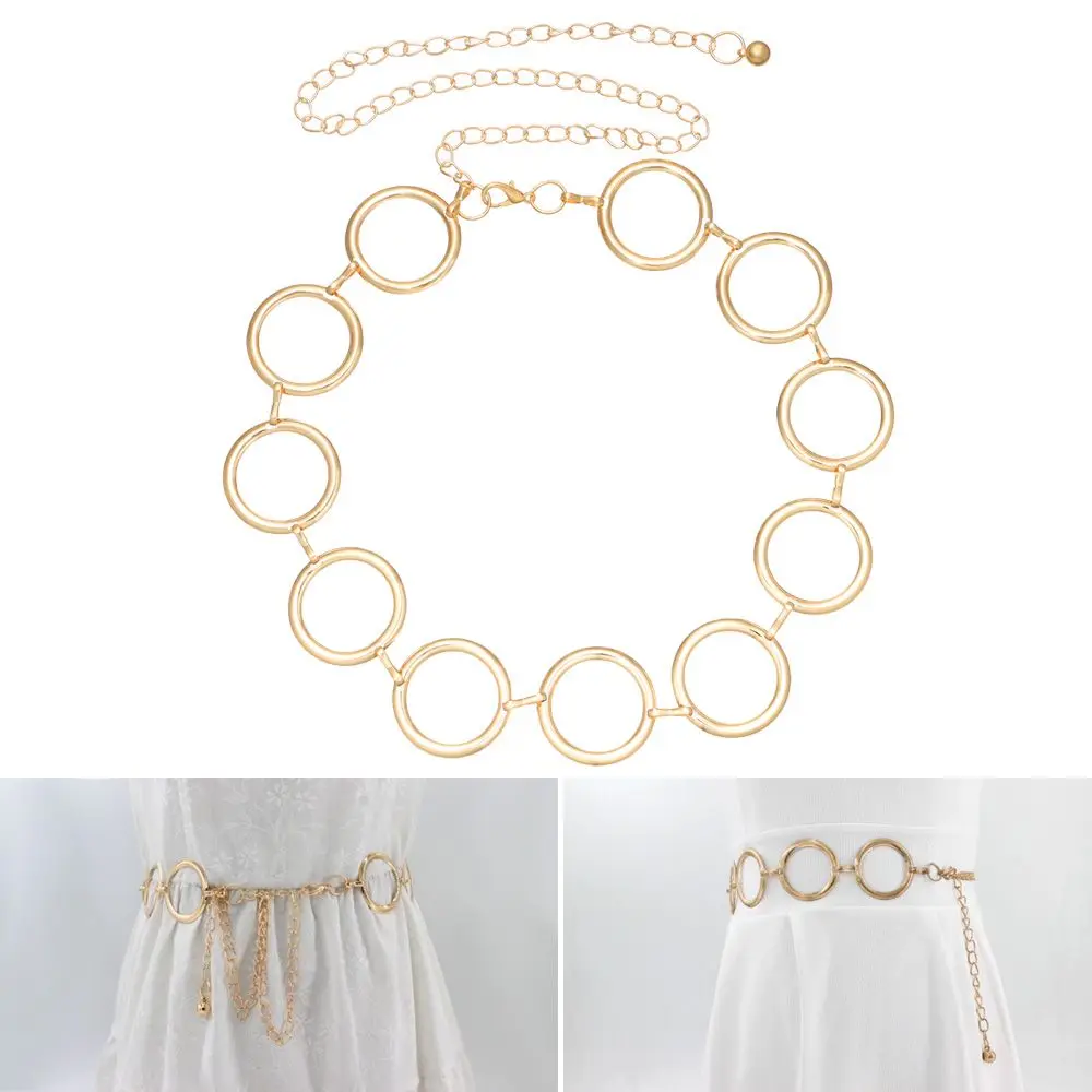 Women Female Gold Silver Long Tassel Dress Metal Chain Belt Waistband Round Alloy Belt Waist Belts
Women Female Gold Silver Long Tassel Dress Metal Chain Belt Waistband Round Alloy Belt Waist Belts