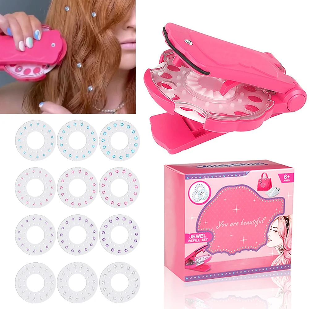 Machine To Put Glitters In The Hair Braiding Diamond Ornament Hair Gems Decoration Kit DIY Women Beauty Styling Tool Accessories
Machine To Put Glitters In The Hair Braiding Diamond Ornament Hair Gems Decoration Kit DIY Women Beauty Styling Tool Accessories