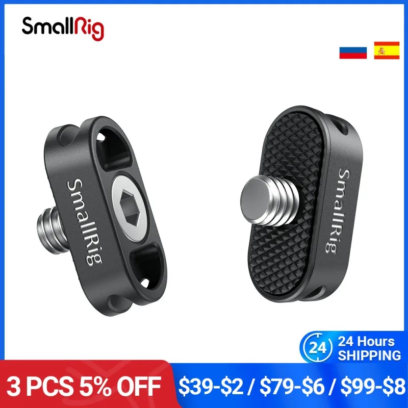 SmallRig 2 Pcs Mini Plate for Gimbal Shoulder Strap Quick Release Plate For DJI Ronin S/Zhiyun Crane2/V2 Gimbal Stabilizer-2366
SmallRig 2 Pcs Mini Plate for Gimbal Shoulder Strap Quick Release Plate For DJI Ronin S/Zhiyun Crane2/V2 Gimbal Stabilizer-2366