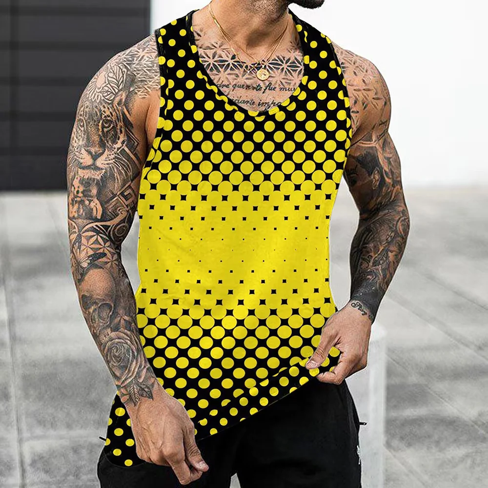 Fashion Loose Round Neck Sleeveless Shirt Men's Beach Tree Leaves Print Vest Men Gym Clothing Bodybuilding Fitness Sportswear
Fashion Loose Round Neck Sleeveless Shirt Men's Beach Tree Leaves Print Vest Men Gym Clothing Bodybuilding Fitness Sportswear