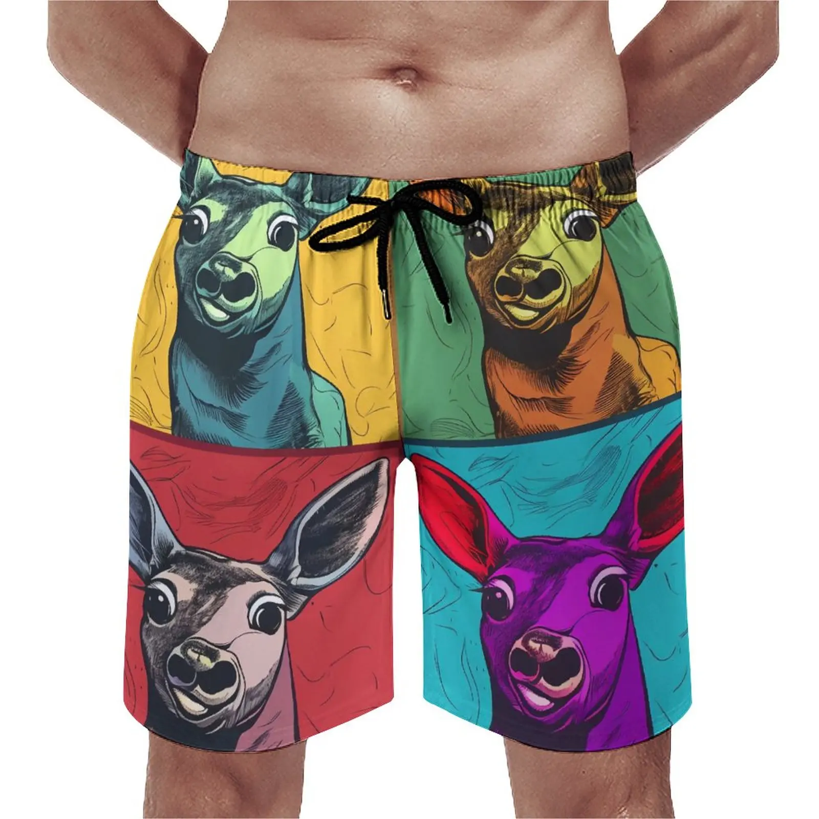 Summer Board Shorts Deer Surfing Pop Art Memes Style Graphic Board Short Pants Casual Quick Dry Swim Trunks Plus Size 
Summer Board Shorts Deer Surfing Pop Art Memes Style Graphic Board Short Pants Casual Quick Dry Swim Trunks Plus Size