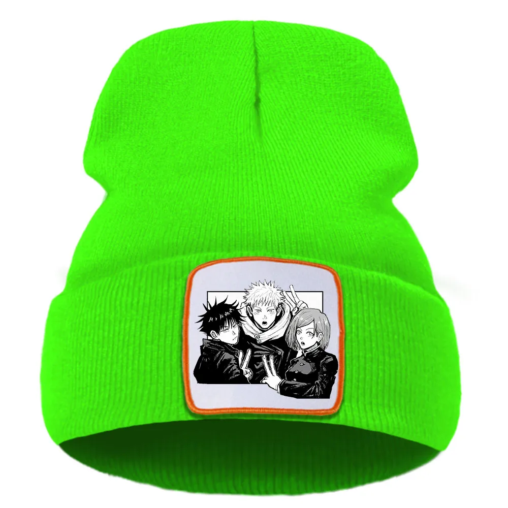 Cotton Thick Unisex Hats Outdoor Casual Knitted Cap Skullies Soft Hat Japan Anime jujutsu kaisen 2020 Printed Beanie Caps
Cotton Thick Unisex Hats Outdoor Casual Knitted Cap Skullies Soft Hat Japan Anime jujutsu kaisen 2020 Printed Beanie Caps