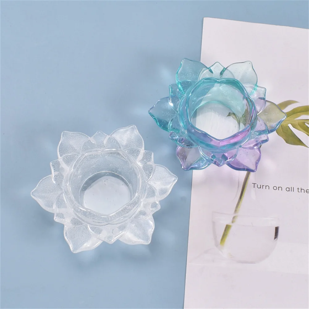 DIY Flower Candlestick Epoxy Resin Mold 3D Lotus Tealight Candles Holders Silicone Mold Jewelry Box Trinket Container Home Decor
DIY Flower Candlestick Epoxy Resin Mold 3D Lotus Tealight Candles Holders Silicone Mold Jewelry Box Trinket Container Home Decor
