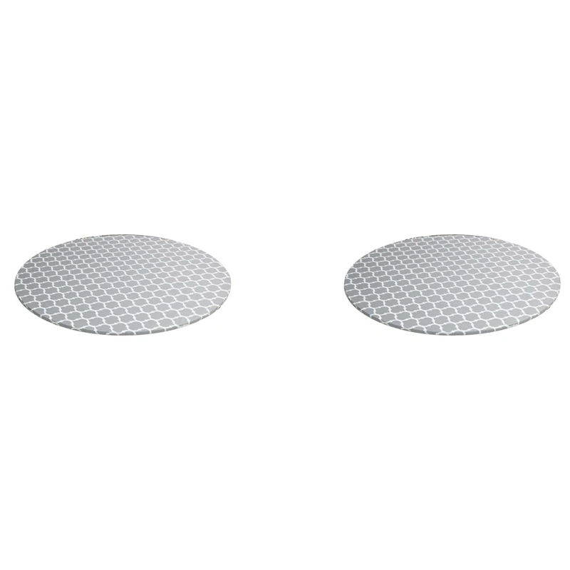 2X Round Tablecloth With Elastic Edge Waterproof Oil Proof PVC Table Cloth Wipe Clean Table Cover For Indoor And Outdoor
2X Round Tablecloth With Elastic Edge Waterproof Oil Proof PVC Table Cloth Wipe Clean Table Cover For Indoor And Outdoor