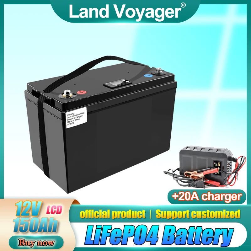 Аккумулятор lifepo4 Land Voyager 12,8 В ач с батареей а BMS 12 В Ач для RV, ксеноновая лампа, инвертор для хранения солнечной энергии в 20
Аккумулятор lifepo4 Land Voyager 12,8 В ач с батареей а BMS 12 В Ач для RV, ксеноновая лампа, инвертор для хранения солнечной энергии в 20