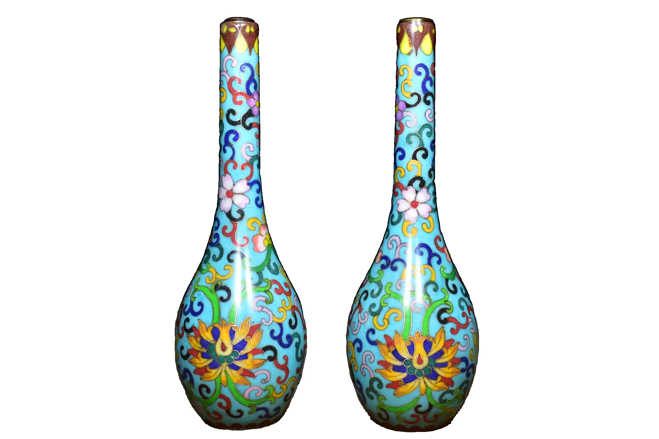 MOZART A Pair Of Cloisonné Longevity Vases On Brass Style 341 Chinese Traditional Style Antiques Fine Art Gifts Crafts 
MOZART A Pair Of Cloisonné Longevity Vases On Brass Style 341 Chinese Traditional Style Antiques Fine Art Gifts Crafts