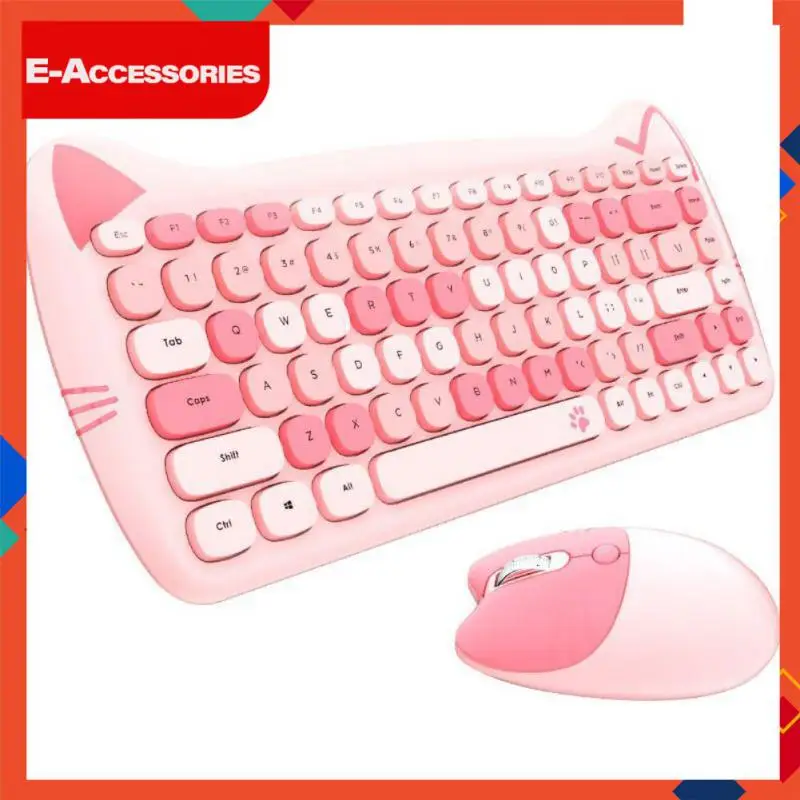 Водонепроницаемая игровая механическая клавиатура, эргономичная мини-клавиатура 2400dpi, милая беспроводная клавиатура «Мяу» 2,4g, набор Мыши с Usb
Водонепроницаемая игровая механическая клавиатура, эргономичная мини-клавиатура 2400dpi, милая беспроводная клавиатура «Мяу» 2,4g, набор Мыши с Usb
