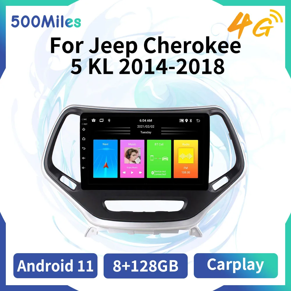Android 2 Din Car Radio Stereo for Jeep Cherokee 5 KL 2014-2018 10.1 Inch Multimedia Player Navigation GPS Autoradio Head Unit
Android 2 Din Car Radio Stereo for Jeep Cherokee 5 KL 2014-2018 10.1 Inch Multimedia Player Navigation GPS Autoradio Head Unit