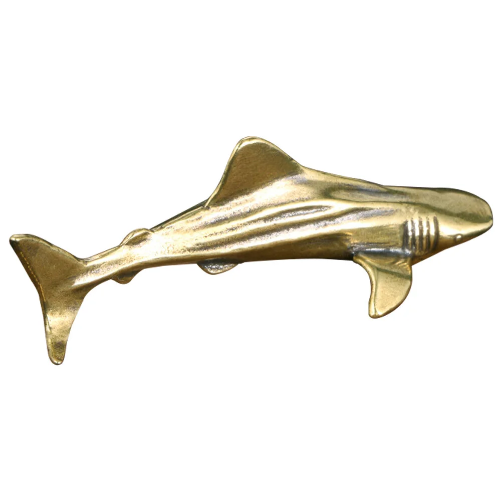 Brass Shark Craft Figurine Indoor Tabletop Decor Interior Car Cake Adornment Desktop Ornament Toddler Mini Plushies
Brass Shark Craft Figurine Indoor Tabletop Decor Interior Car Cake Adornment Desktop Ornament Toddler Mini Plushies