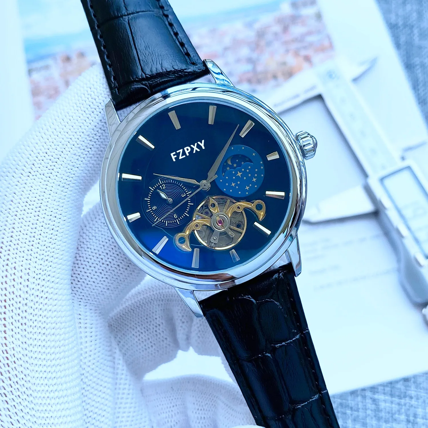 Часы PPH15 мужские/женские механические, Классические брендовые автоматические деловые спортивные, ААА качества 
Часы PPH15 мужские/женские механические, Классические брендовые автоматические деловые спортивные, ААА качества