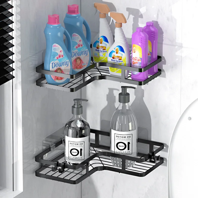 Bathroom Shelf Punch Free Iron Shower Shelves Shampoo Storage Rack Cosmetic Holder Kitchen Corner Condiment Organizer
Bathroom Shelf Punch Free Iron Shower Shelves Shampoo Storage Rack Cosmetic Holder Kitchen Corner Condiment Organizer