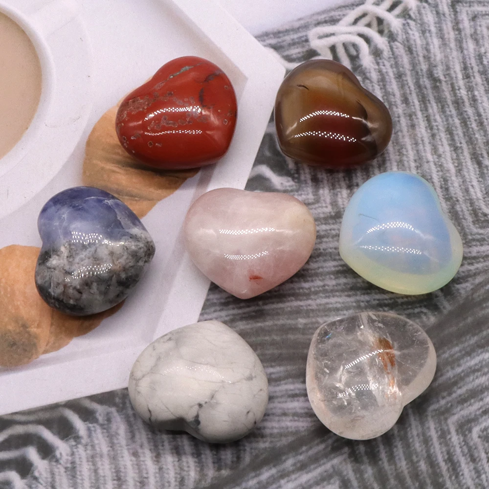 5Pc/Set Natural Heart Shaped Rose Quartz 7 Chakras Energy Healing Gemstone Home Decor Loose Bead for Making Accessories 40*35MM
5Pc/Set Natural Heart Shaped Rose Quartz 7 Chakras Energy Healing Gemstone Home Decor Loose Bead for Making Accessories 40*35MM