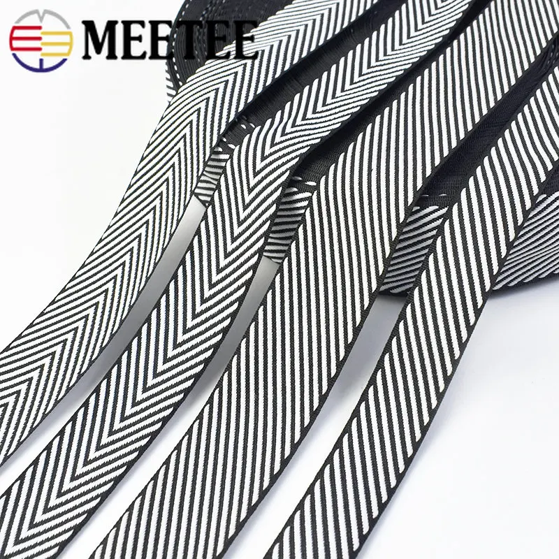 10Meters 10-38mm Black White Jacquard Webbing Tapes Decorative Ribbons for Clothing Bags Strap Belt Band DIY Sewing Accessories
10Meters 10-38mm Black White Jacquard Webbing Tapes Decorative Ribbons for Clothing Bags Strap Belt Band DIY Sewing Accessories