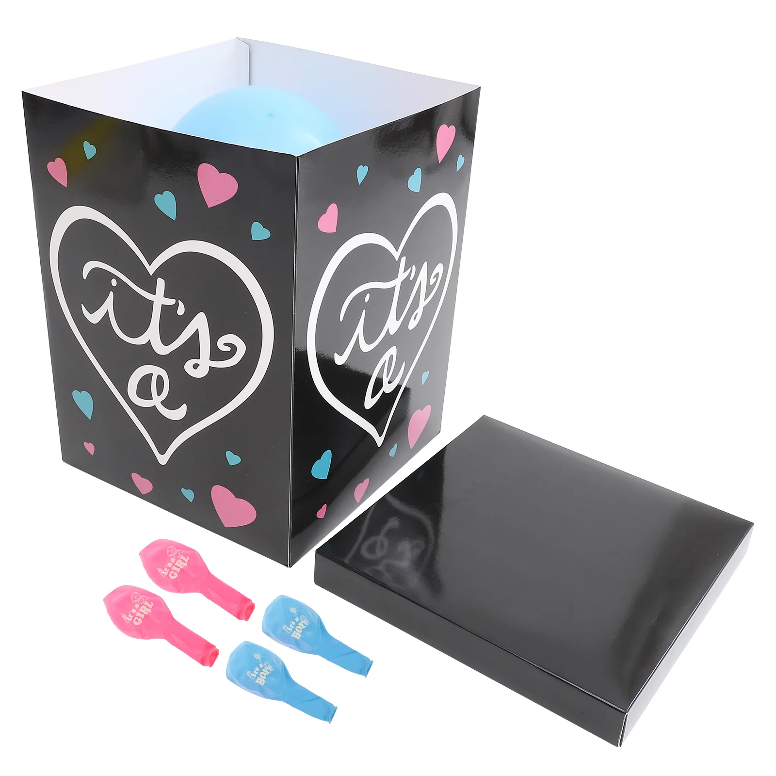 1 Set of Balloon Paper Box Baby Shower Gender Reveal Balloon Box for Boy or Girl Baby Shower
1 Set of Balloon Paper Box Baby Shower Gender Reveal Balloon Box for Boy or Girl Baby Shower