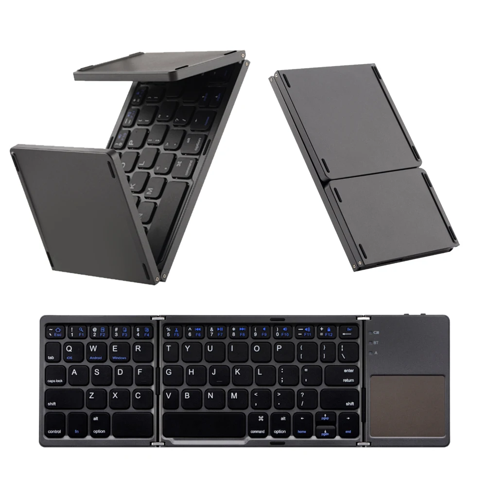 Folding Mini Pobile Phone Universal Keyboard with Touch Panel Suitable for IOS Android Windows System Universal Tablet Keyboard
Folding Mini Pobile Phone Universal Keyboard with Touch Panel Suitable for IOS Android Windows System Universal Tablet Keyboard