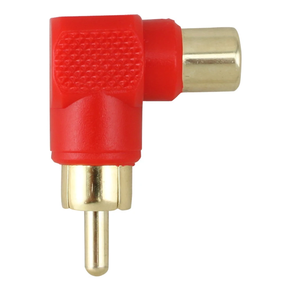 RCA Right Angle Connector Plug Male To Female 90 Degree Elbow Audio Adapter For Microphones Audio Equipment Connect Audio Signal
RCA Right Angle Connector Plug Male To Female 90 Degree Elbow Audio Adapter For Microphones Audio Equipment Connect Audio Signal