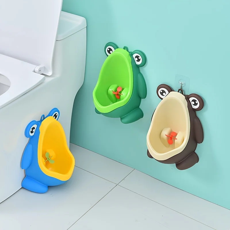 Cute Frog Potty Training Urinal Boy With Fun Aiming Target, Toilet Urinal Trainer, Children Stand Vertical Pee Infant Toddler
Cute Frog Potty Training Urinal Boy With Fun Aiming Target, Toilet Urinal Trainer, Children Stand Vertical Pee Infant Toddler