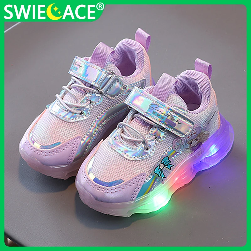 Size 22-31 Baby Girls Led Glowing Princess Shoes Luminous Casual Shoes Children Sneakers with Lights Kids Sport Shoes tenis bebe
Size 22-31 Baby Girls Led Glowing Princess Shoes Luminous Casual Shoes Children Sneakers with Lights Kids Sport Shoes tenis bebe