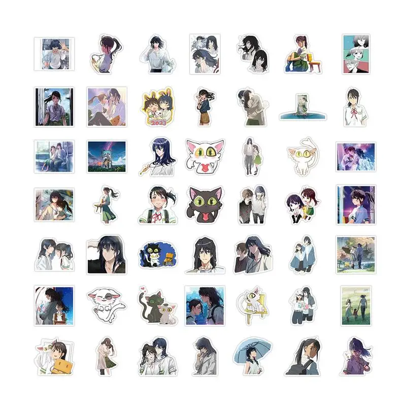 Cute Anime Suzume Stickers 50pcs Cartoon Decals Decorative Laptop Scrapbooking Stationery Suzume Movie Sticker For Kids Gift
Cute Anime Suzume Stickers 50pcs Cartoon Decals Decorative Laptop Scrapbooking Stationery Suzume Movie Sticker For Kids Gift
